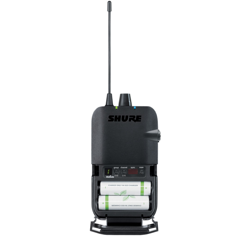 Shure P3R Receptor de bolsillo inalámbrico para PSM300|Shure