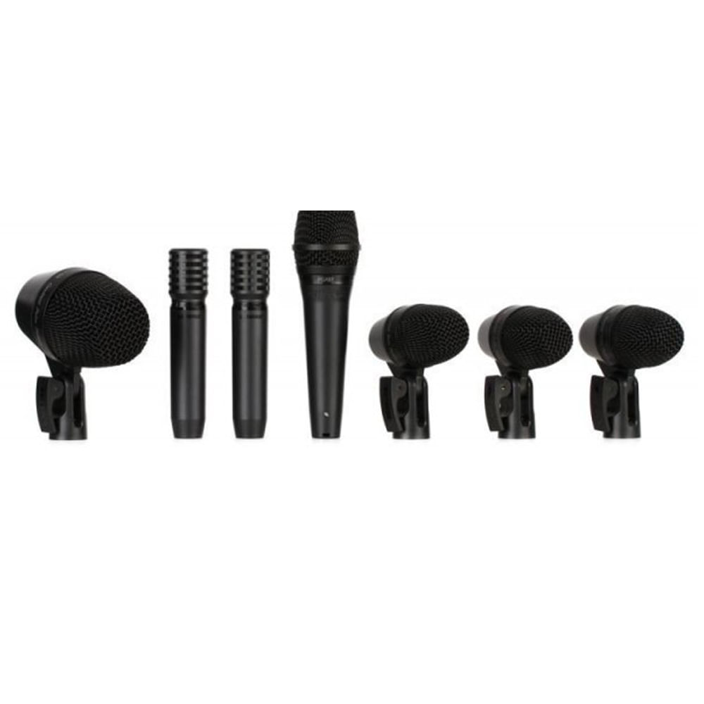 SHURE PGADRUMKIT7, Set de 7 Micrófonos de montaje para