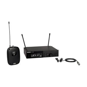 Sistema Inalámbrico Digital Con Micrófono de Solapa WL183 SHURE SLXD14/83-G58 para presentaciones