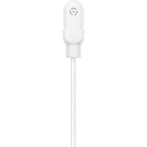 Shure DL4 DuraPlex Micrófono de solapa en miniatura omnidireccional para transmisores de bolsillo (blanco, TA4F)