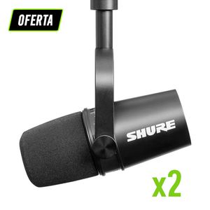 Paquete con 2 Micrófonos MV7