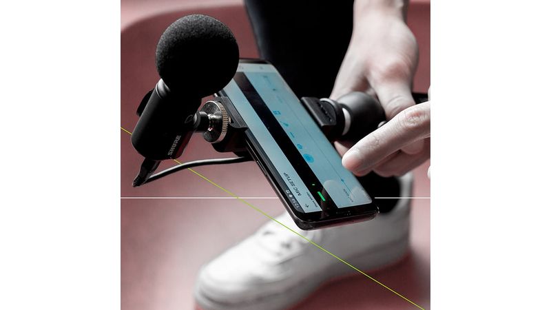 Kit de vídeo MV88+ de Shure con micrófono condensador digital