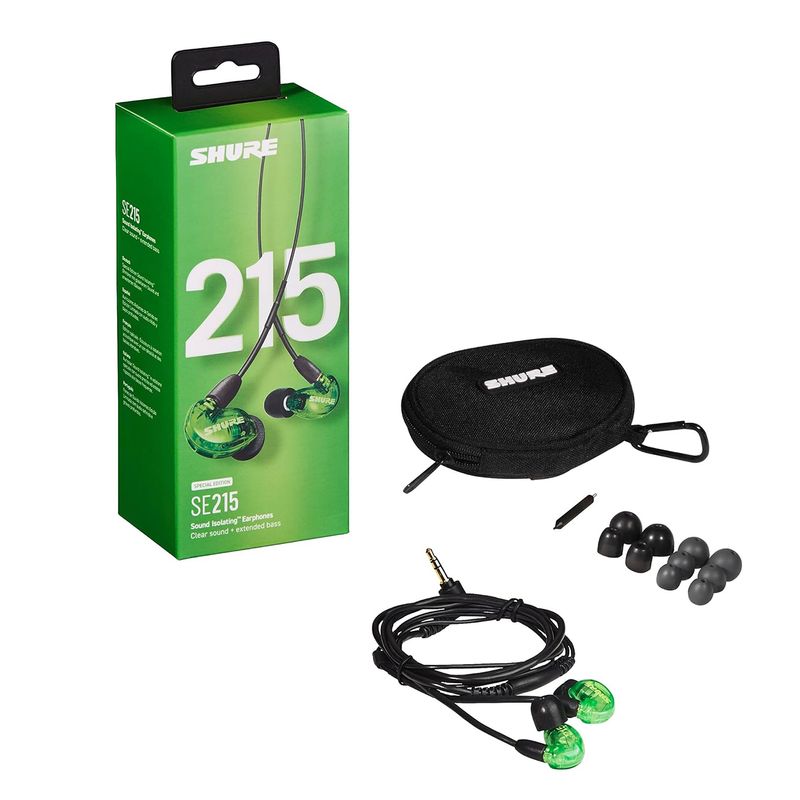 Shure-audifonos-In-Ear-SE215-Pro-Green-Limited-Edition