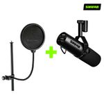 Shure-kit-microfono-dinamico-SM7dB-Filtro-AntiPop-1