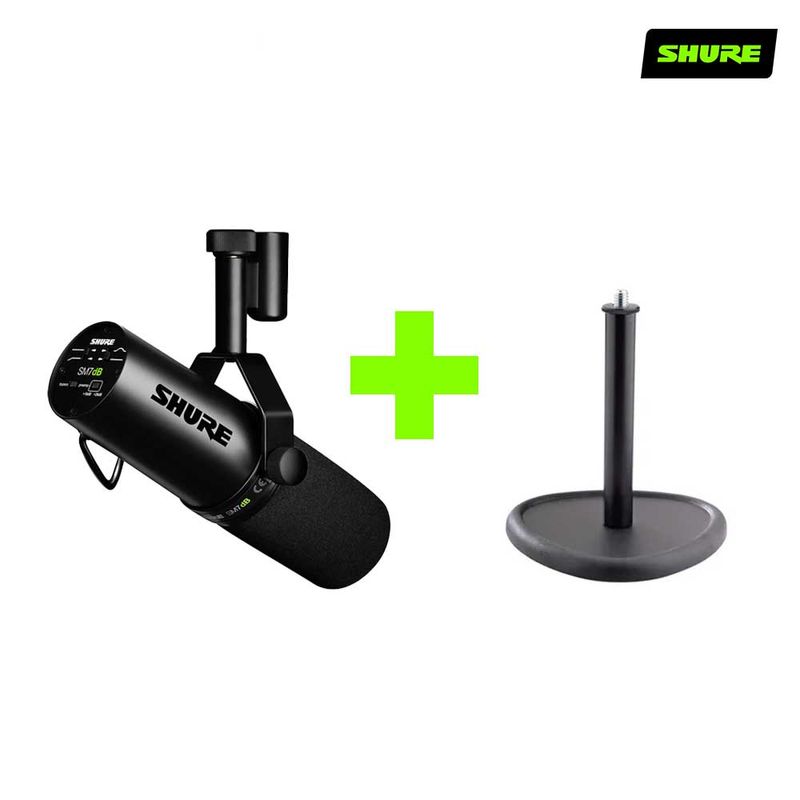 Shure-paquete-microfono-SM7dB-Con-Soporte-Para-mesa